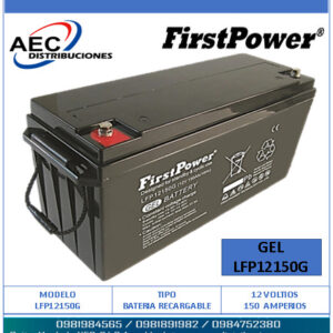 BATERIA RECARGABLE DE GEL 12V – 150AMH FIRSTPOWER LFP12150G