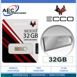 FLASH MEMORY ECCO BLACK 32GB CLASS 10