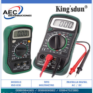 MULTIMETRO CON PANTALLA DIGITAL (KS-40830)