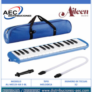 MELÓDICA INSTRUMENTAL PIANO 32 TECLAS COLOR AZUL