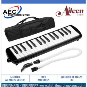 MELÓDICA INSTRUMENTAL PIANO 32 TECLAS COLOR NEGRA
