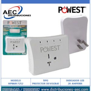 PROTECTOR DE VOLTAJE POWEST AIRMATIC 220V/20A