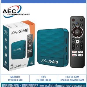 TV BOX 4GB - 32GB 4K ALLWINNER H618 2.4G/5G DUAL WIFI BT5.4