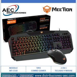 COMBO GAMER 2 EN 1 MT-C510 TECLADO Y MOUSE MEETION