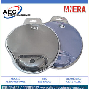 PAD MOUSE ERGONOMICO  ALMOHADILLA DE GEL ANERA