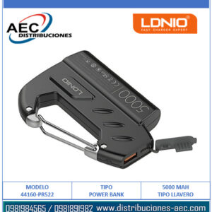 CARGADOR POWER BANK DE 5000 MAH LDNIO PR522