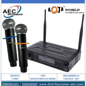 MICRÓFONOS INALÁMBRICOS RECARGABLES KIT X 2 CON BASE UHF COLOR GRIS
