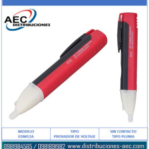 PROBADOR DETECTOR DE VOLTAJE SIN CONTACTO TIPO PLUMA CARCASA ABS 60A