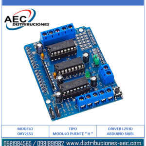 MODULO PUENTE "H" DRIVER L293D ARDUINO SHIEL